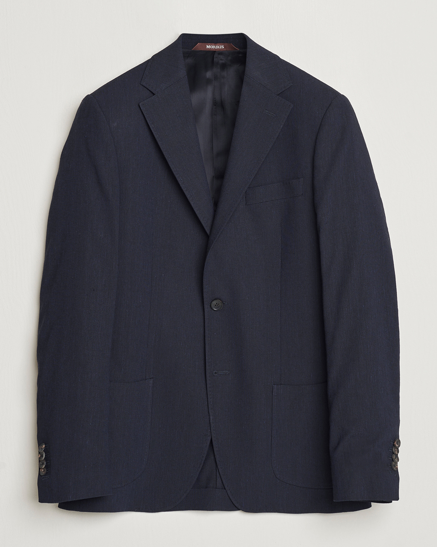 Herren | Sakkos | Morris Heritage | Summer Linen Blazer Navy