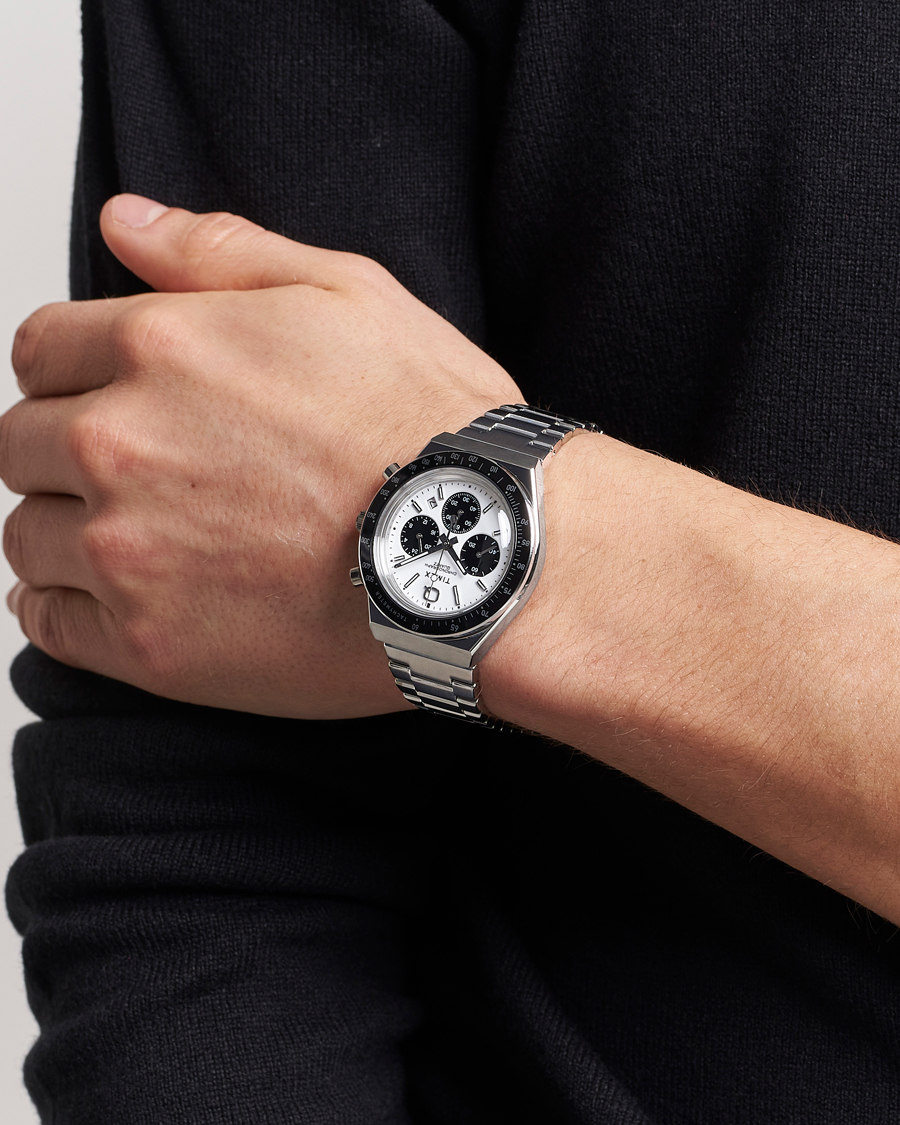 Herren | Timex Q Timex Chronograph 40mm White Dial | Timex | Q Chronograph 40mm White Dial