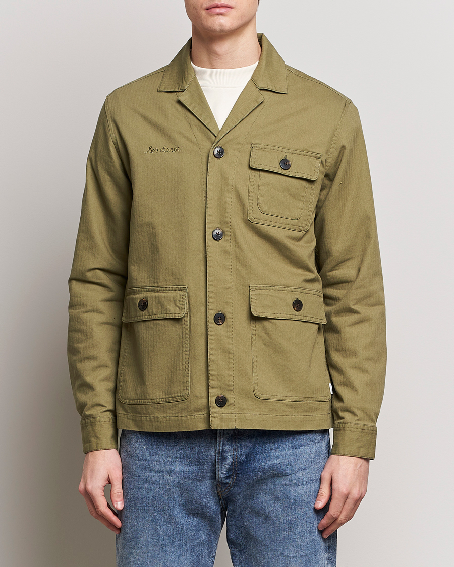 Herren | Hemden | LES DEUX | Lester Fatigue Shirt Surplus Green