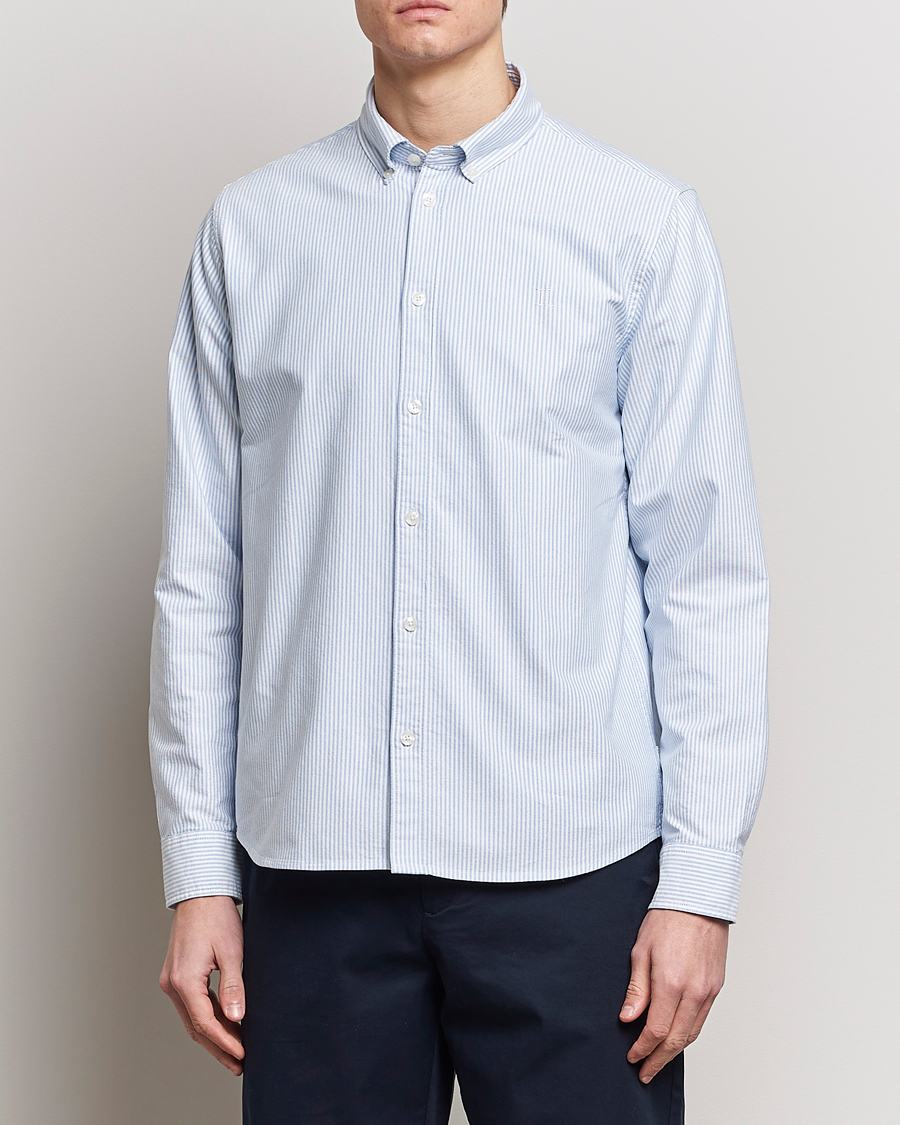 Herren | Freizeithemden | LES DEUX | Kristian Oxford Shirt Light Blue/White