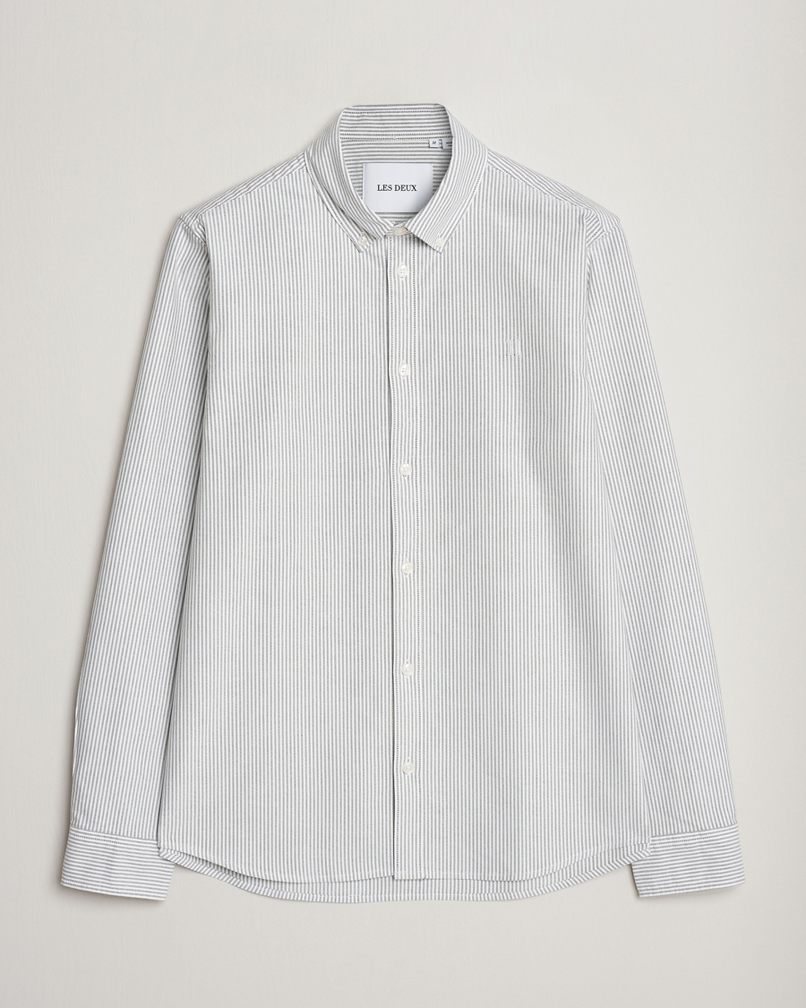Herren | Hemden | LES DEUX | Kristian Oxford Shirt Green/White