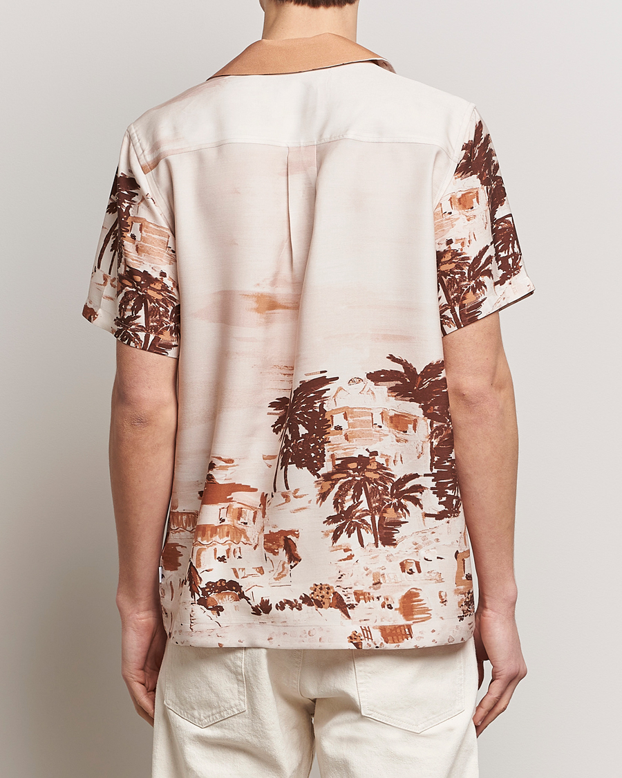 Herren | Hemden | LES DEUX | Coastal Printed Short Sleeve Shirt Terracotta