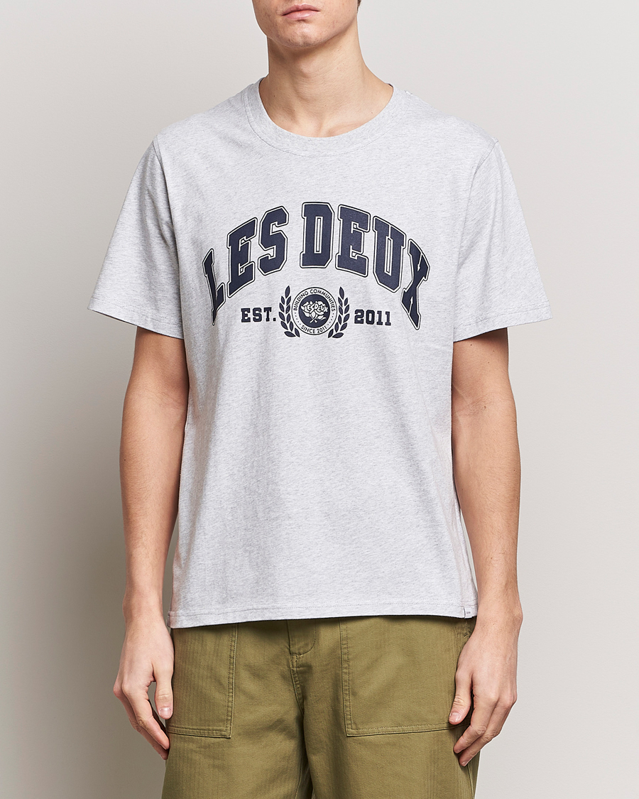 Herren | T-Shirts | LES DEUX | University T-Shirt Snow Melange