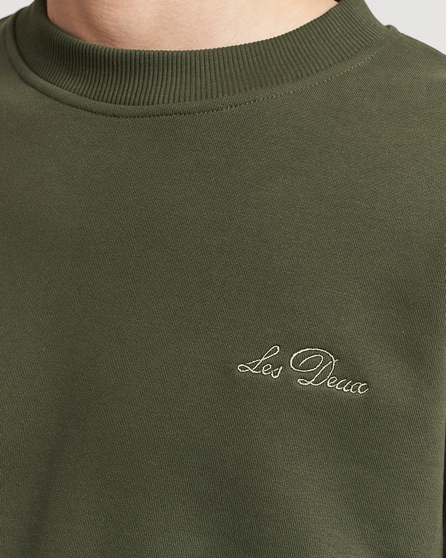 Herren | Pullover | LES DEUX | Crew Sweatshirt Forrest Green