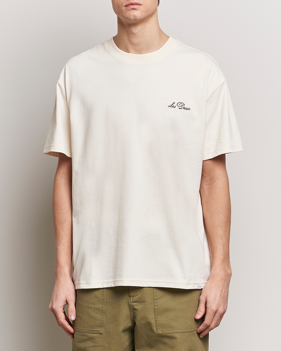 Herren | LES DEUX | LES DEUX | Crew T-Shirt Light Ivory