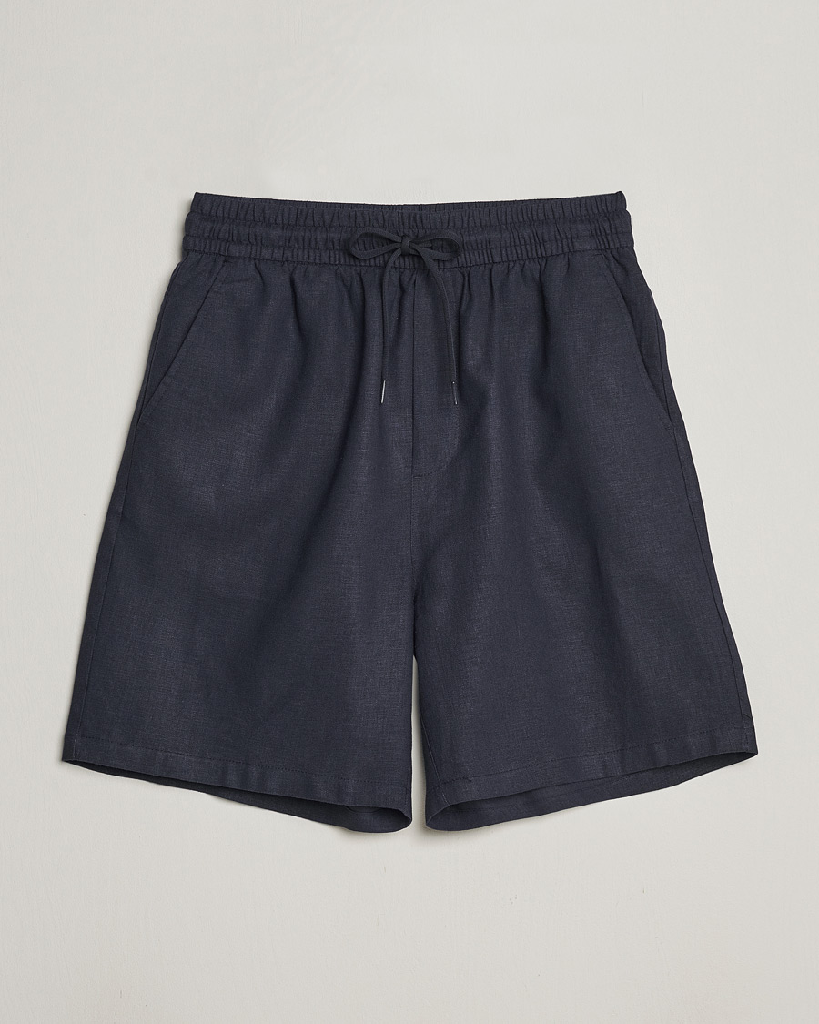 Herren | Shorts | LES DEUX | Otto Linen Shorts Dark Navy