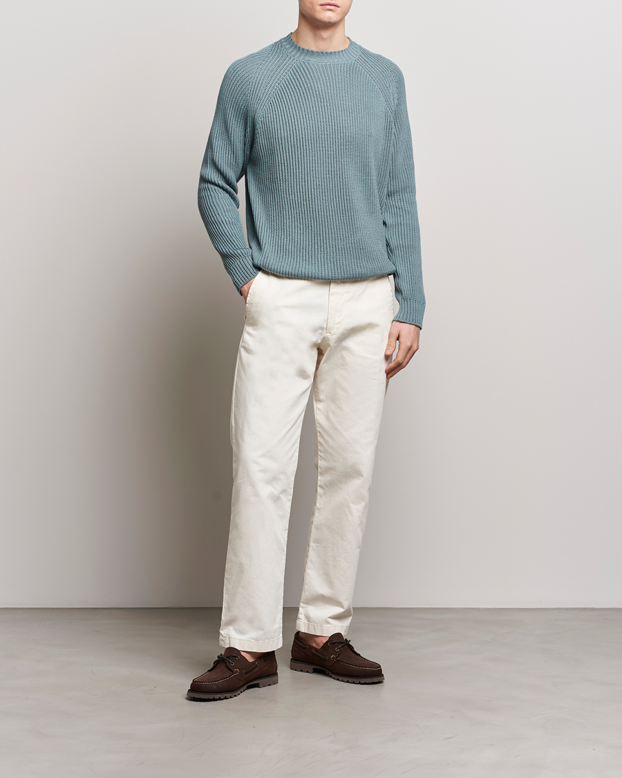 Herren | Pullover | Peregrine | Harry Organic Cotton Sweater Lovat