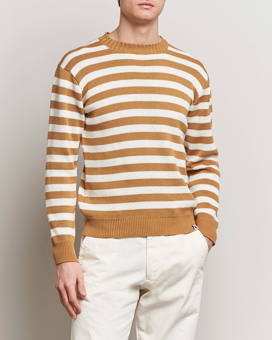 Herren | Best of British | Peregrine | Richmond Organic Cotton Sweater Amber