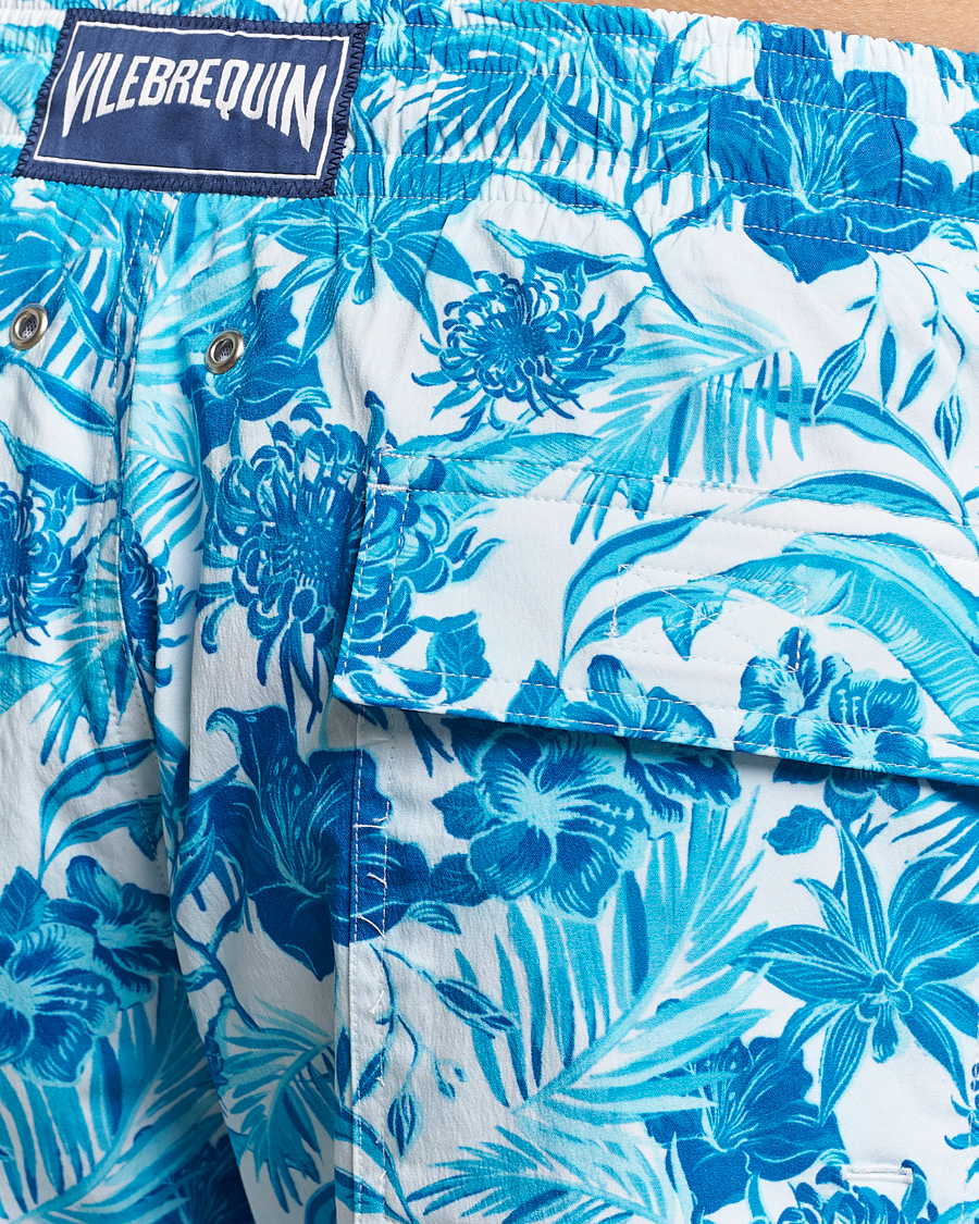 Herren | Badehosen | Vilebrequin | Moorise Printed Swimshorts Blanc