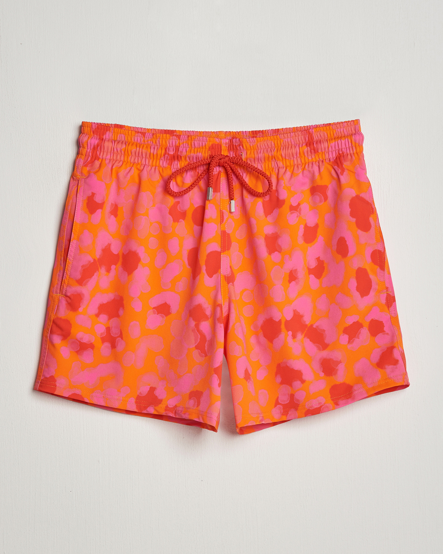 Herren | Vilebrequin Moorise Printed Swimshorts Abricot | Vilebrequin | Moorise Printed Swimshorts Abricot