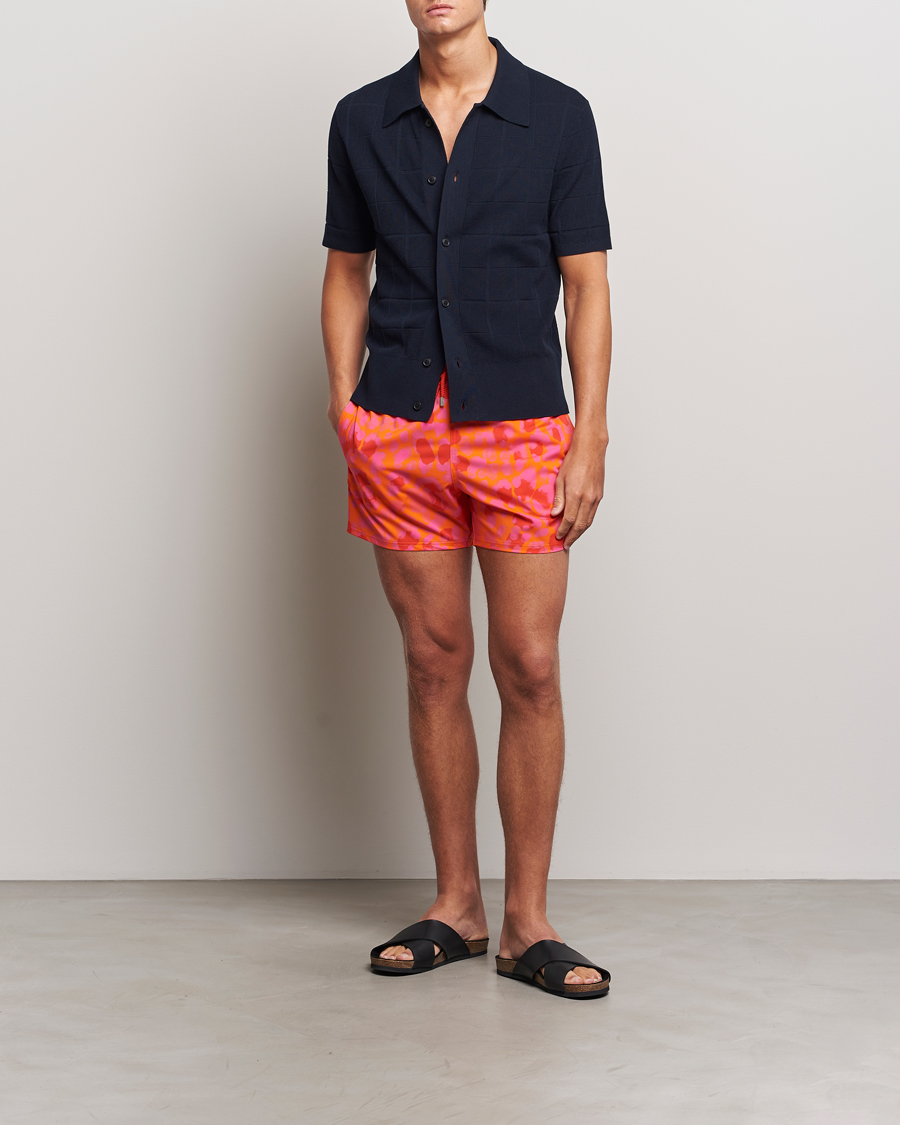Herren | Vilebrequin Moorise Printed Swimshorts Abricot | Vilebrequin | Moorise Printed Swimshorts Abricot