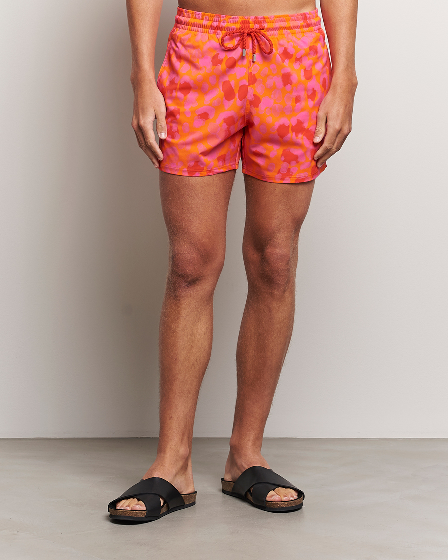 Herren | Vilebrequin Moorise Printed Swimshorts Abricot | Vilebrequin | Moorise Printed Swimshorts Abricot