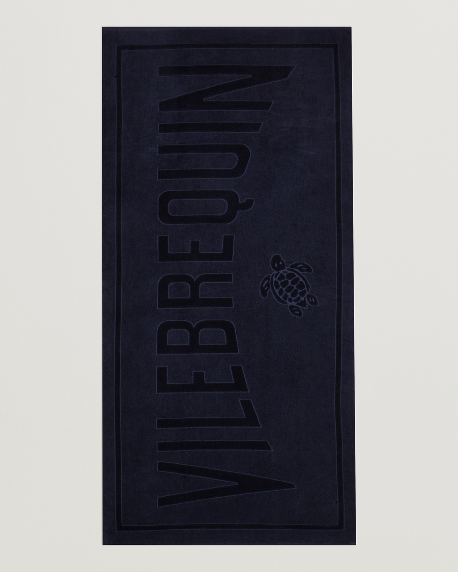 Herren | Textilien | Vilebrequin | Sand Organic Cotton Towel Bleu Marine