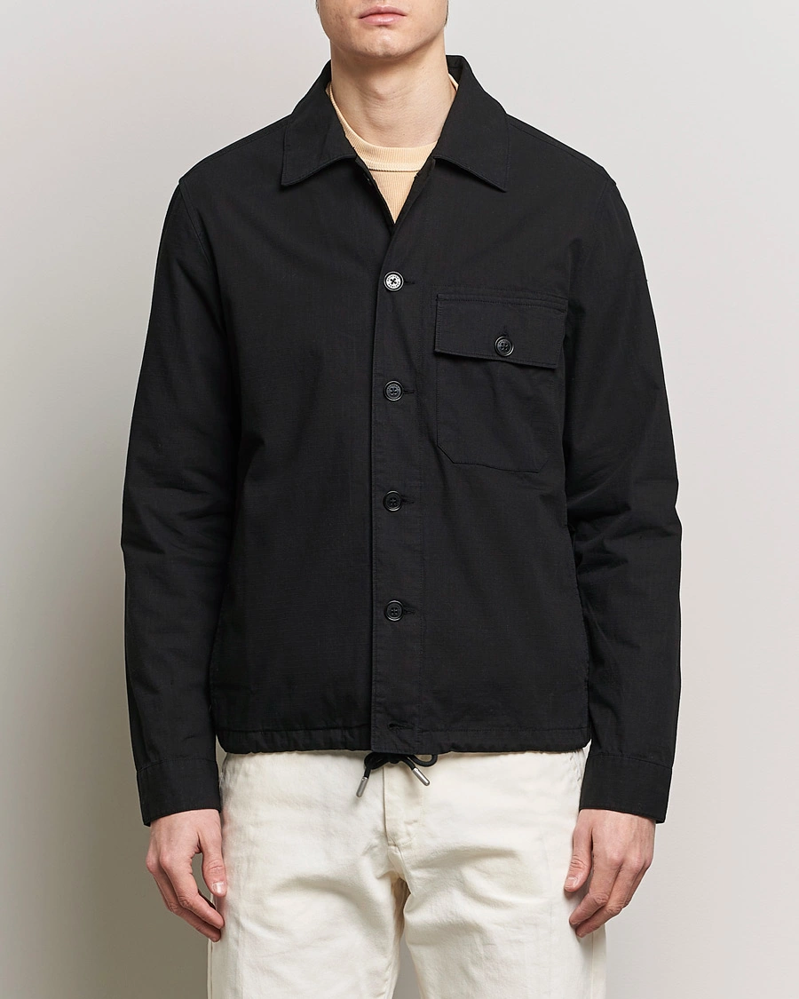 Herren | Kleidung | Belstaff | Guley Ripstop Overshirt Black