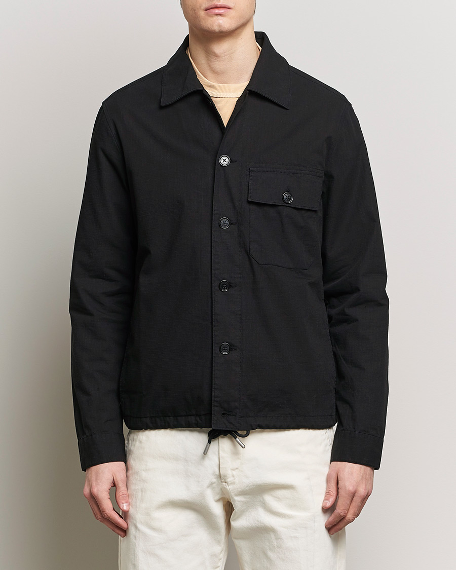 Herren | Sale | Belstaff | Guley Ripstop Overshirt Black