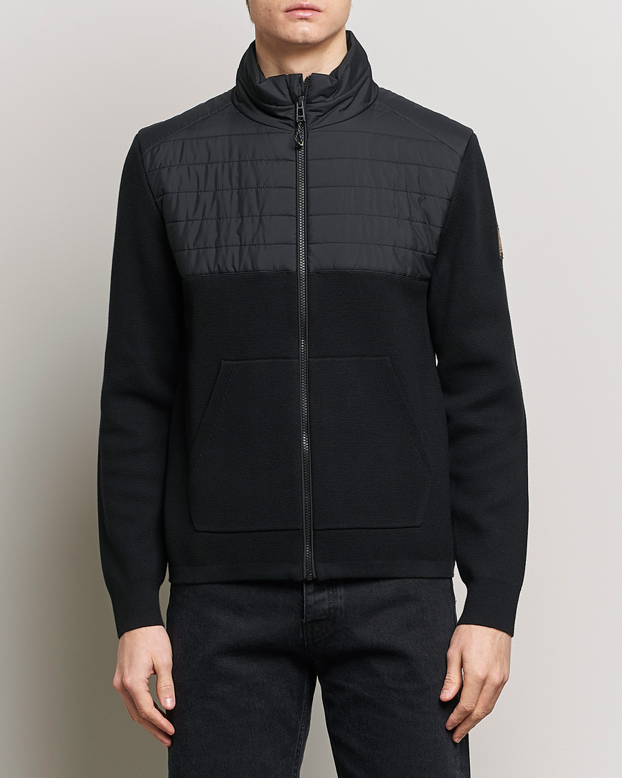 Herren | Best of British | Belstaff | Venture Hybrid Full Zip Black