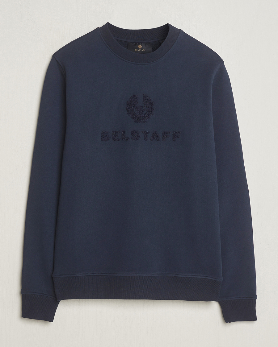 Herren | Pullover | Belstaff | Varsity Logo Sweatshirt Dark Ink