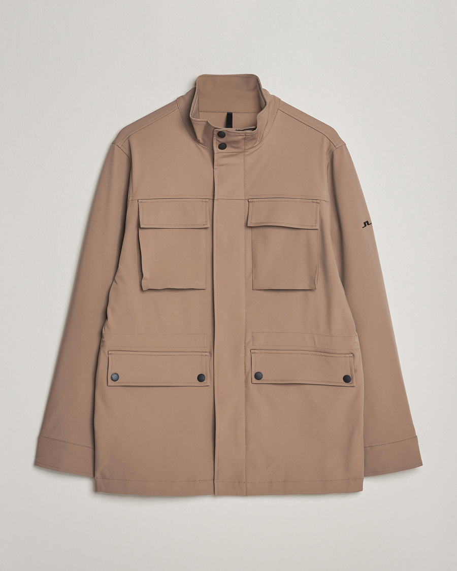 Herren | Jacken | J.Lindeberg | Ripley 4-Way Stretch Field Jacket Walnut