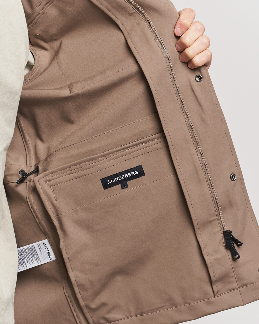 Herren | Jacken | J.Lindeberg | Ripley 4-Way Stretch Field Jacket Walnut