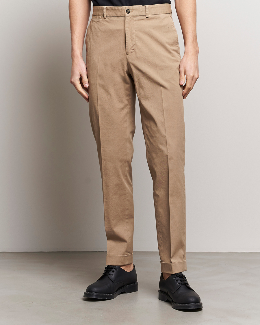 Herren | Chinos | J.Lindeberg | Lois Garment Dye Pants Batique Khaki