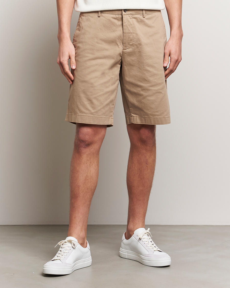 Herren |  | J.Lindeberg | Nathan Cloud Satin Shorts Batique Khaki