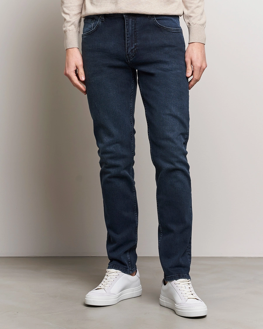 Herren | Jeans | J.Lindeberg | Jay Active Blueblack Jeans Dark Blue