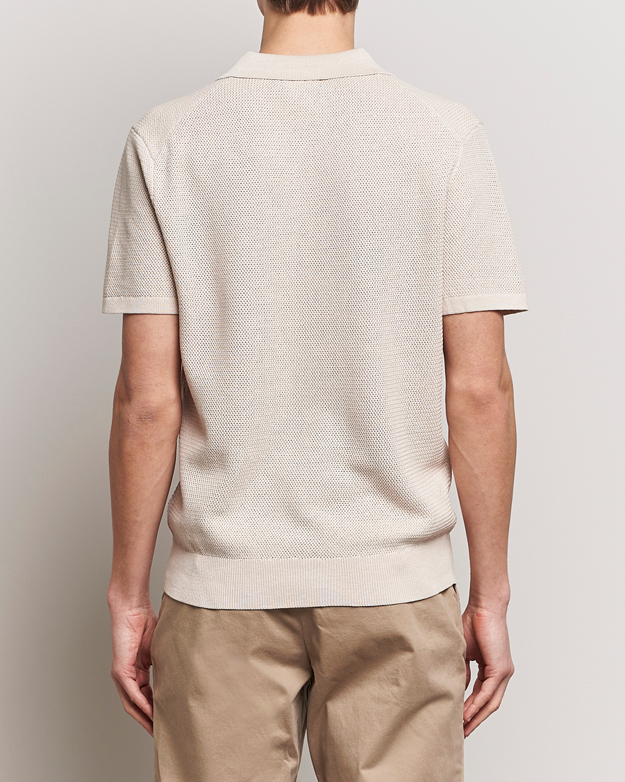 Herren | Poloshirts | J.Lindeberg | Ben Open Collar Polo Moonbeam
