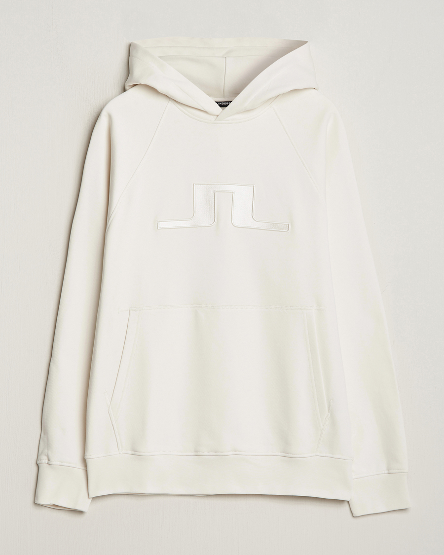 Herren | Pullover | J.Lindeberg | Callan Bridge Hoodie Cloud White