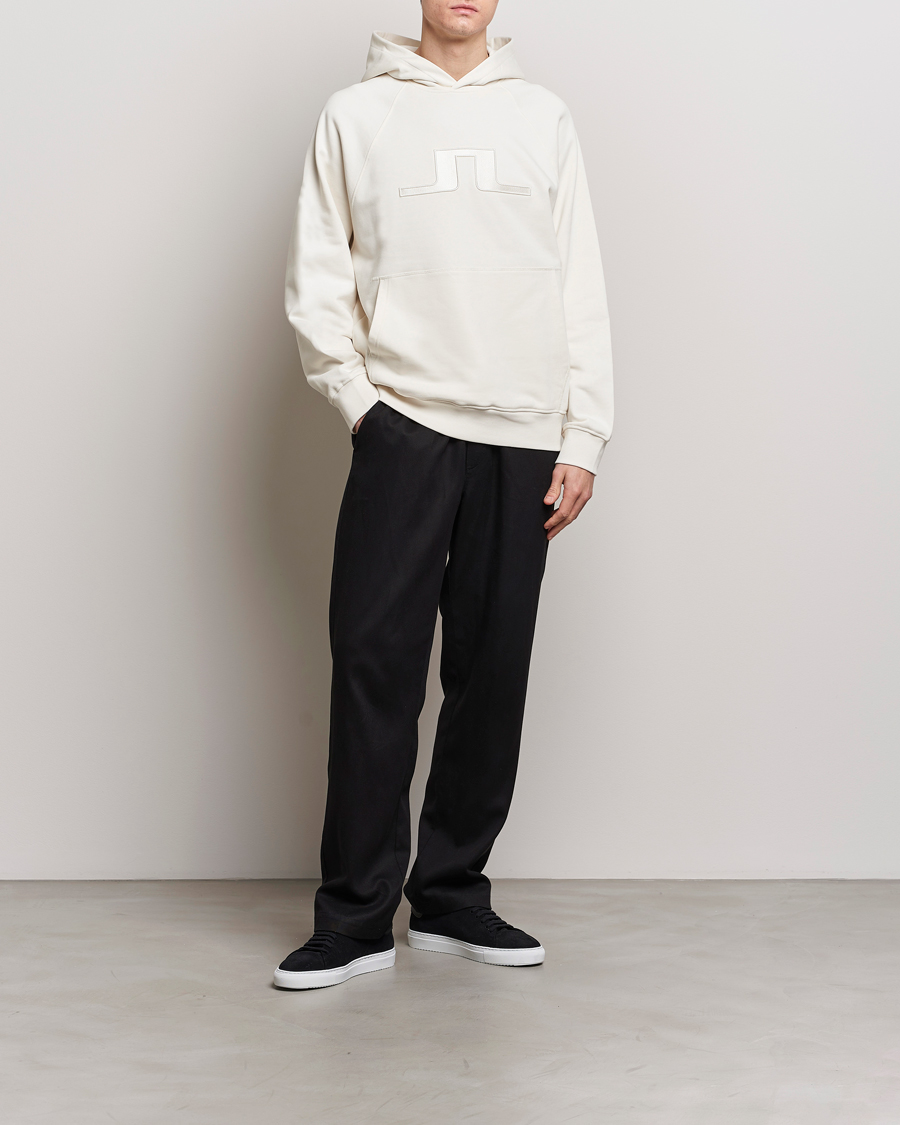 Herren | Pullover | J.Lindeberg | Callan Bridge Hoodie Cloud White