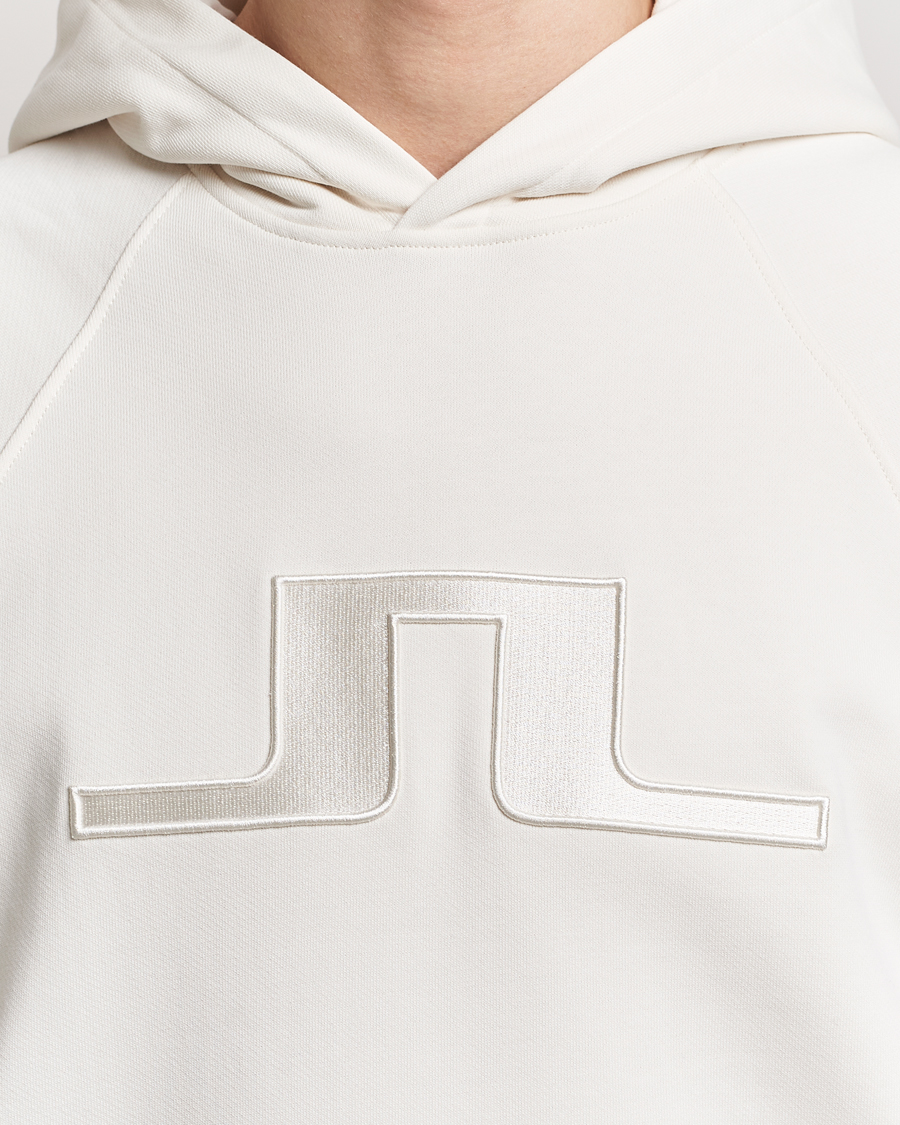 Herren | Pullover | J.Lindeberg | Callan Bridge Hoodie Cloud White