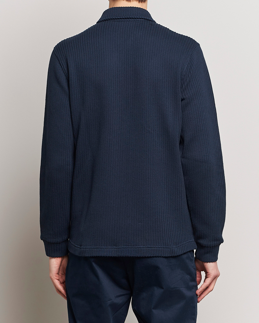 Herren | Pullover | J.Lindeberg | Lansa Jersey Zip Jacket Navy