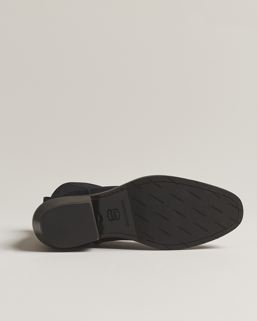 Herren | J.Lindeberg Wyatt Suede Boots Black | J.Lindeberg | Wyatt Suede Boots Black
