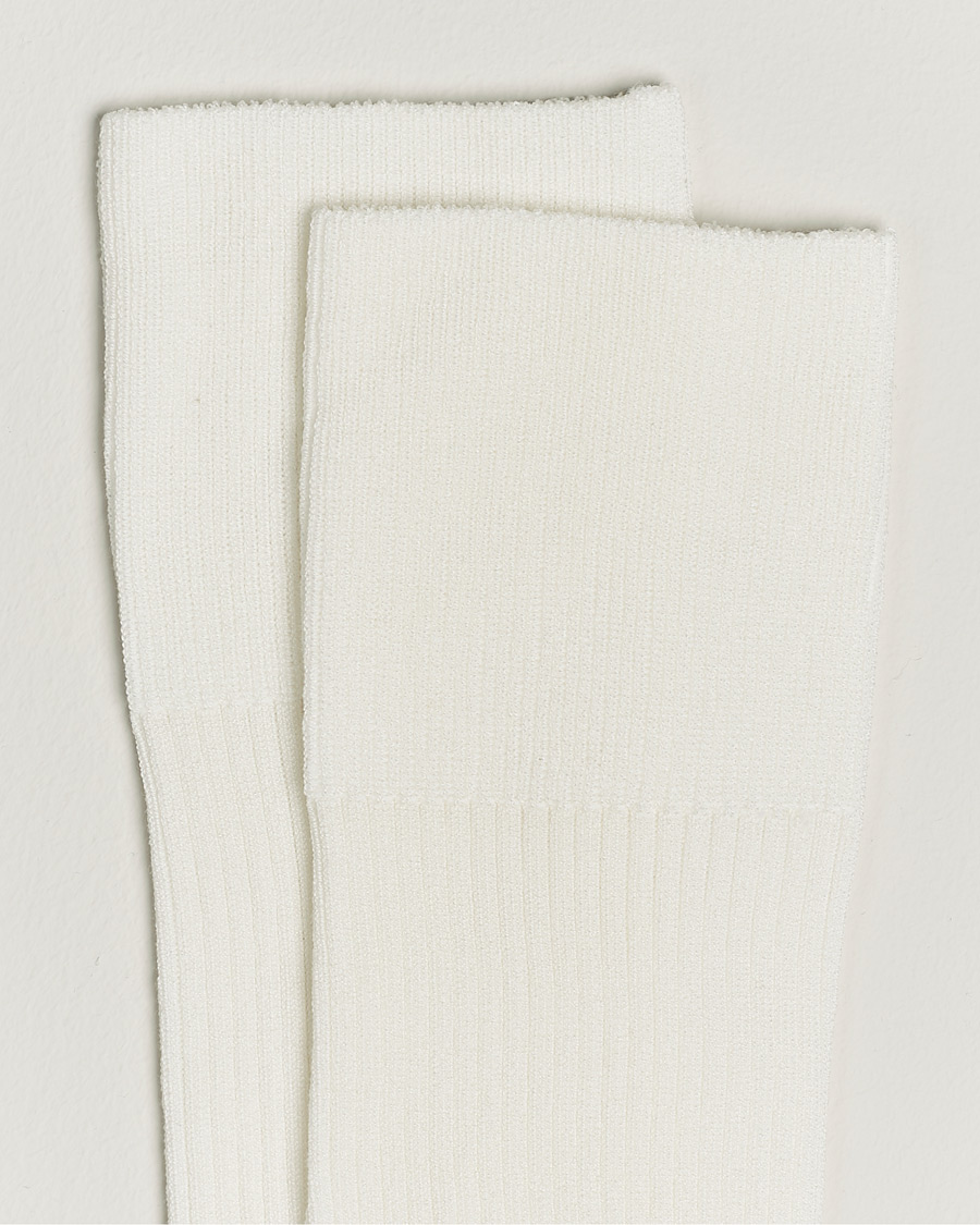 Herren | New Nordics | CDLP | Cotton Rib Socks White