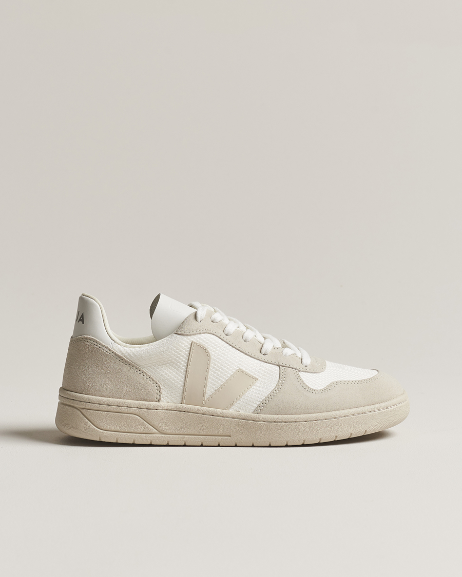 Herren | Sneaker | Veja | V-10 Mesh Sneaker White/Natural Pierre