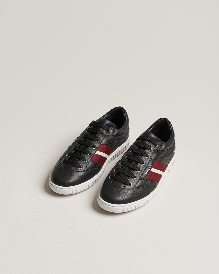 Herren | Bally Palmy Leather Running Sneaker Black | Bally | Palmy Leather Running Sneaker Black