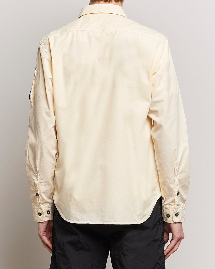 Herren | Hemden | C.P. Company | Long Sleeve Gabardine Pocket Shirt Ecru