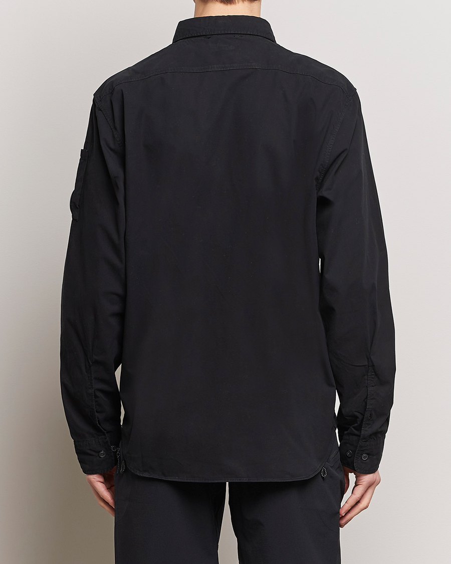 Herren | Hemden | C.P. Company | Long Sleeve Gabardine Pocket Shirt Black