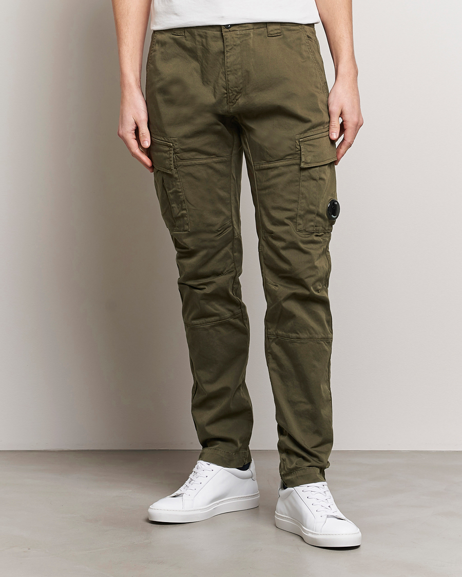 Herren | Kategorie | C.P. Company | Satin Stretch Cargo Pants Army