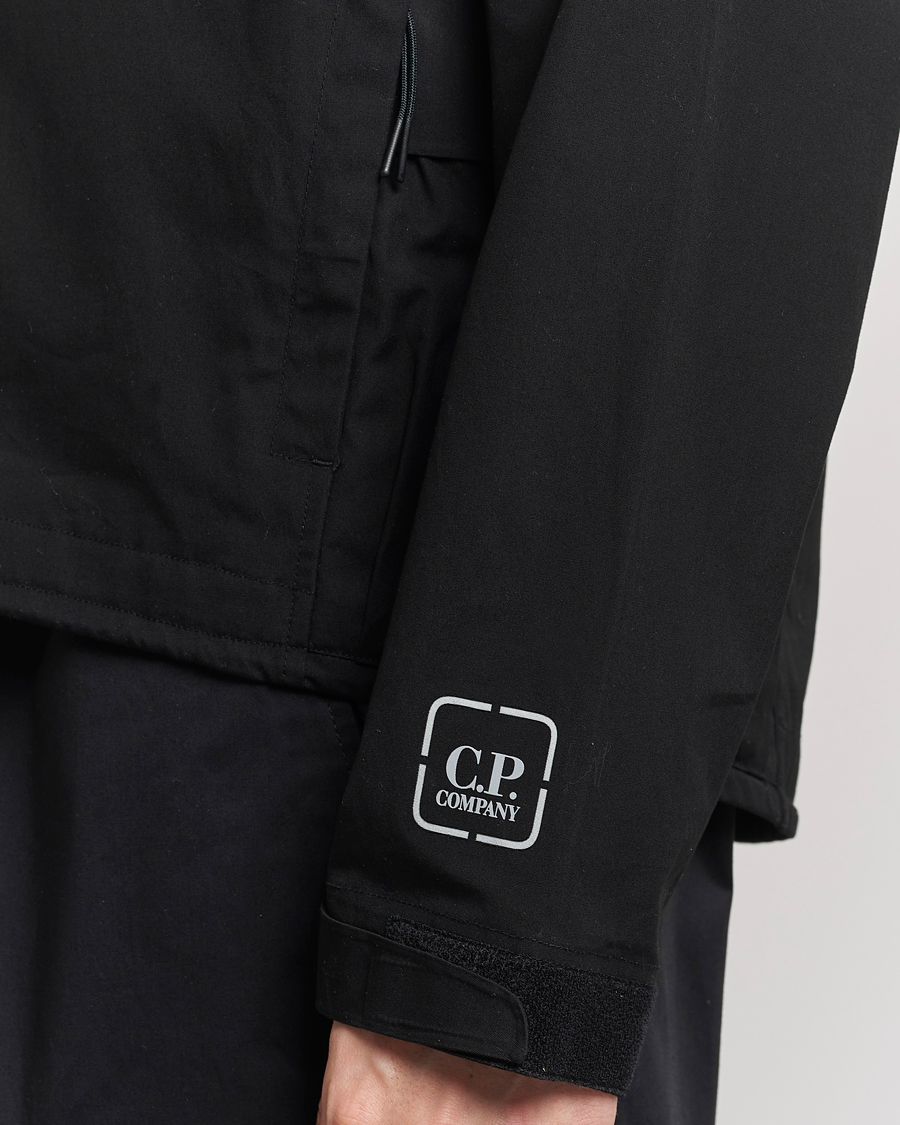 Herren | Jacken | C.P. Company | Metropolis Water Resistant Hyst Cotton Jacket Black