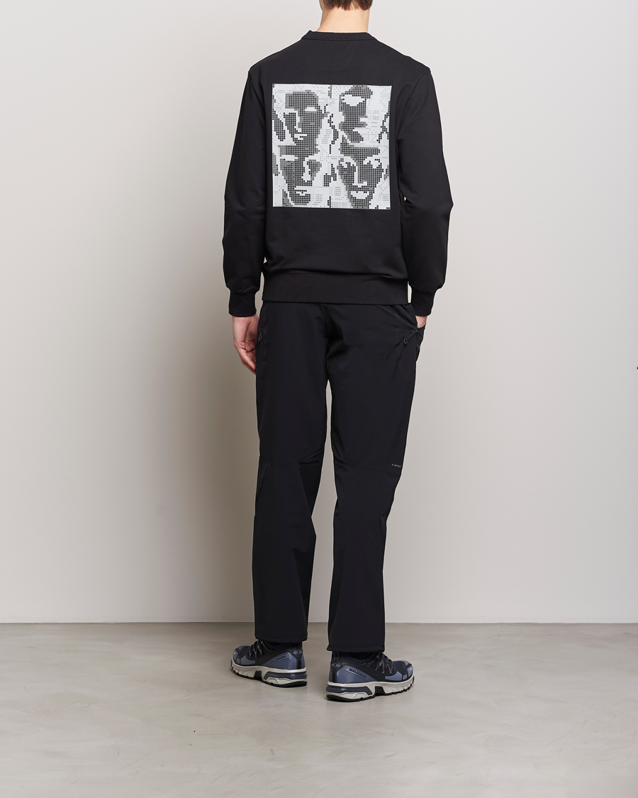 Herren | Pullover | C.P. Company | Metropolis Printed Logo Sweatshirt Black