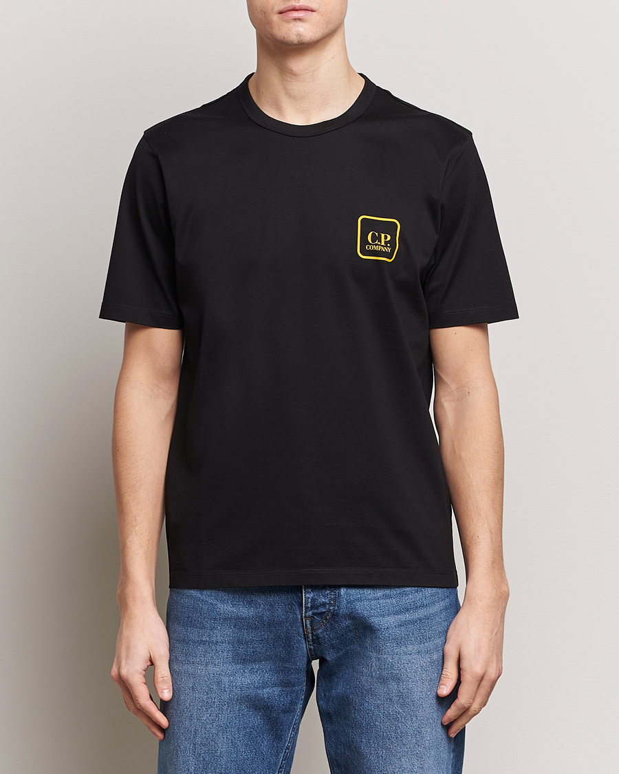 Herren |  | C.P. Company | Metropolis Mercerized Jersey Back Logo T-Shirt Black