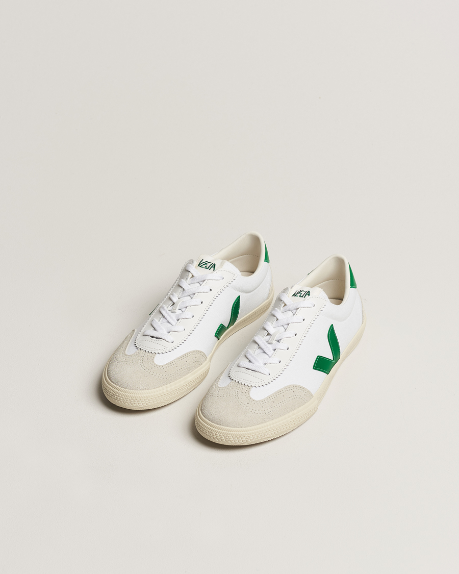 Herren | Schuhe | Veja | Volley Sneaker White/Emeraude