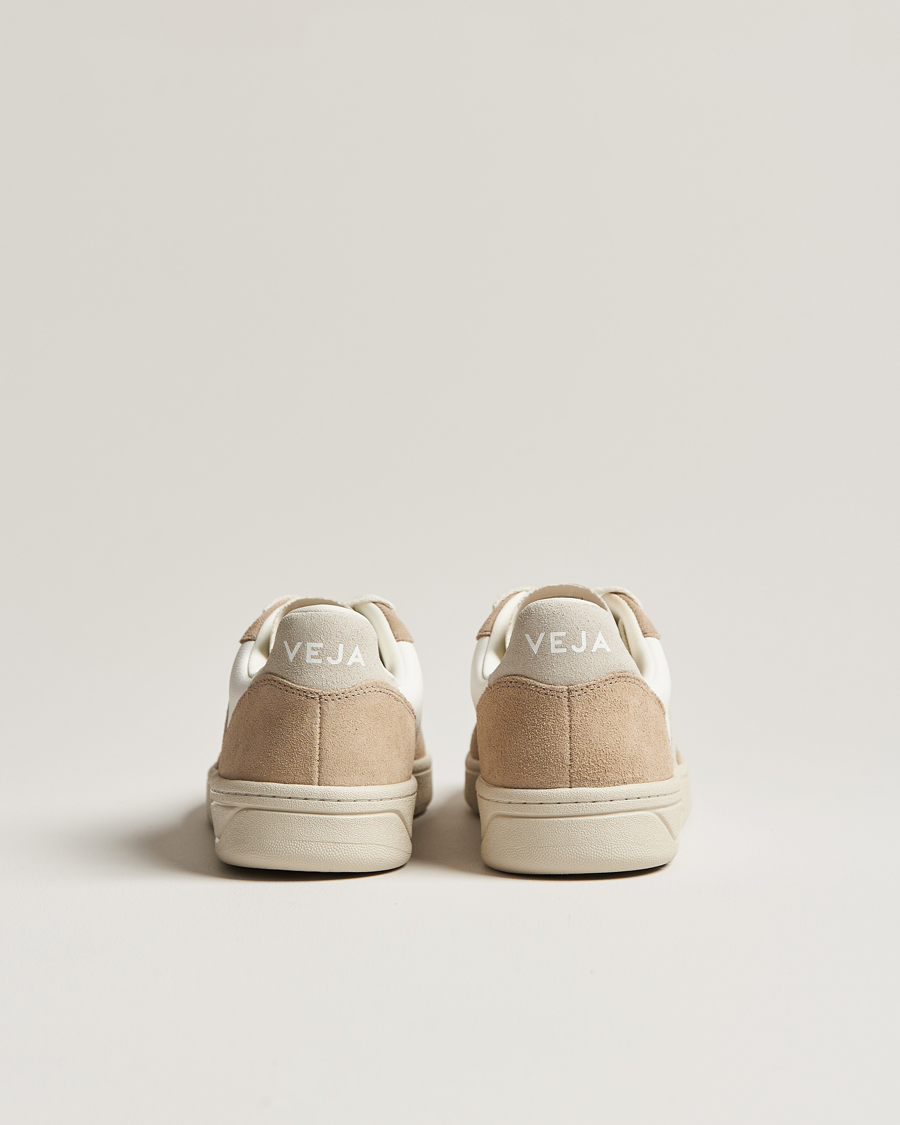 Herren | Veja V-10 Chromefree Leather Extra White/Natural Sahara | Veja | V-10 Chromefree Leather Extra White/Natural Sahara