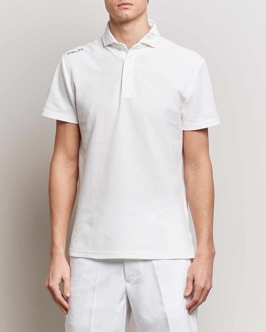 Herren | Kurzarm-Poloshirts | RLX Ralph Lauren | Short Sleeve Polo Ceramic White