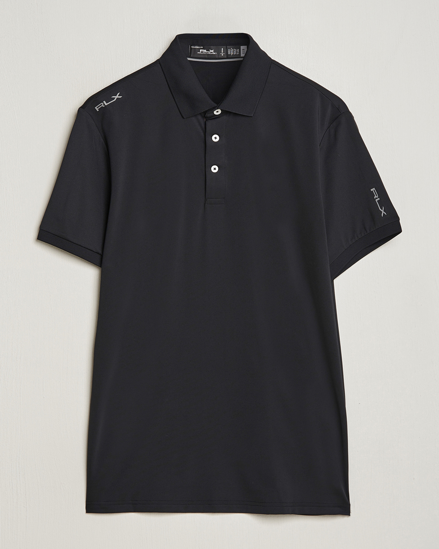 Herren | Poloshirts | RLX Ralph Lauren | Airflow Active Jersey Polo Polo Black