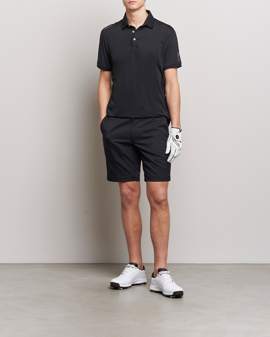 Herren | Poloshirts | RLX Ralph Lauren | Airflow Active Jersey Polo Polo Black