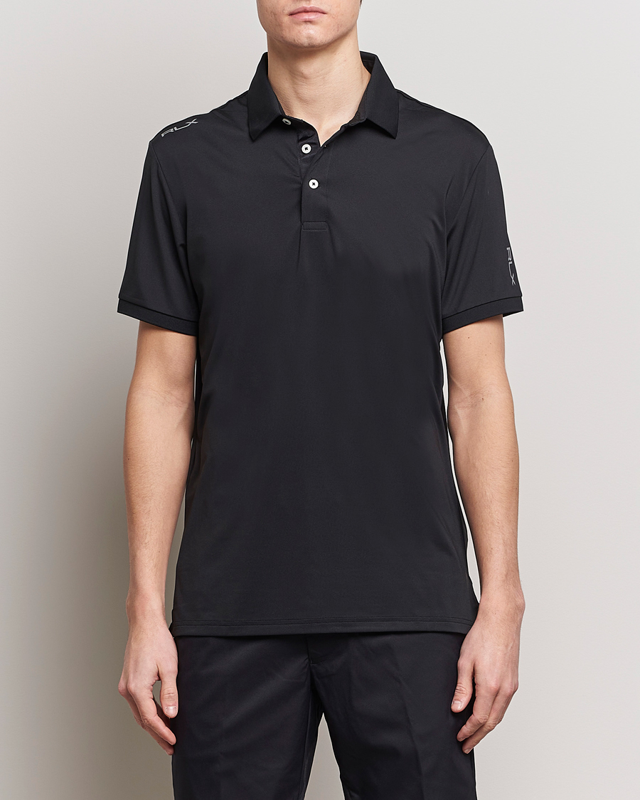 Herren | World of Ralph Lauren | RLX Ralph Lauren | Airflow Active Jersey Polo Polo Black