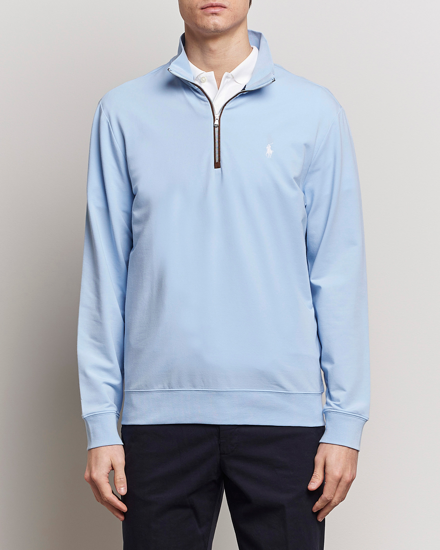 Men |  | Polo Ralph Lauren Golf | Terry Jersey Half Zip Sweater Office Blue