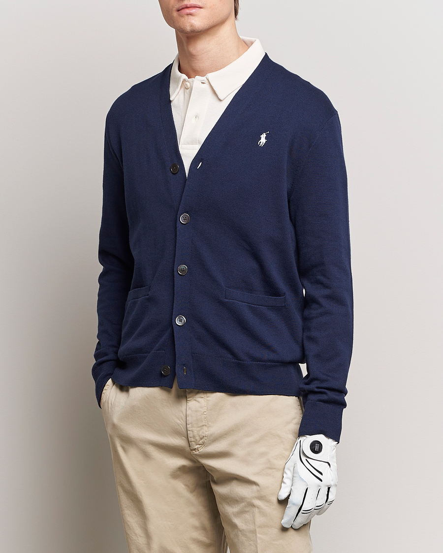 Herren | Strickjacke | RLX Ralph Lauren | Cotton Cardigan Refined Navy