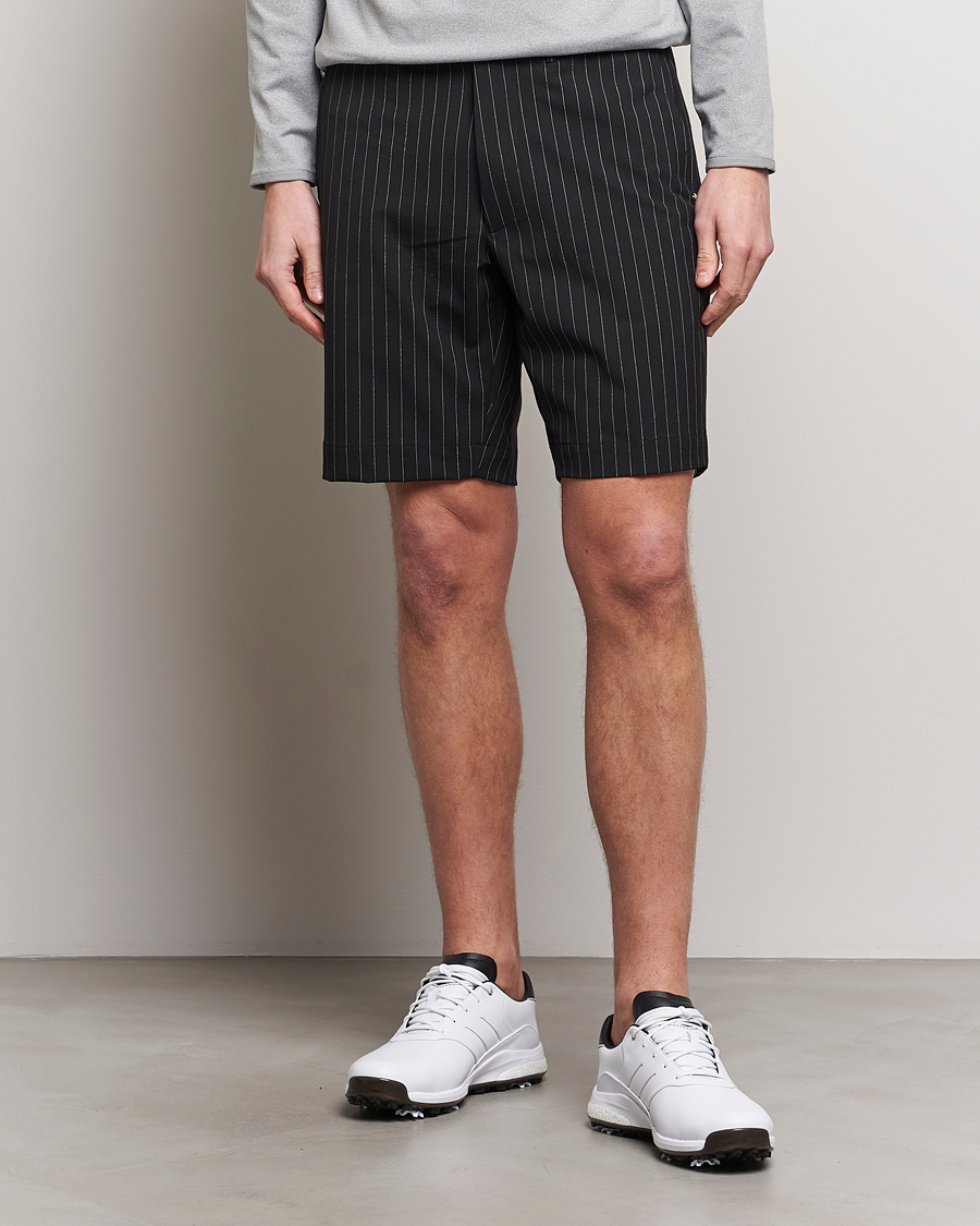 Herren | Funktionsshorts | RLX Ralph Lauren | Tailored Golf Shorts Black Pinstripe